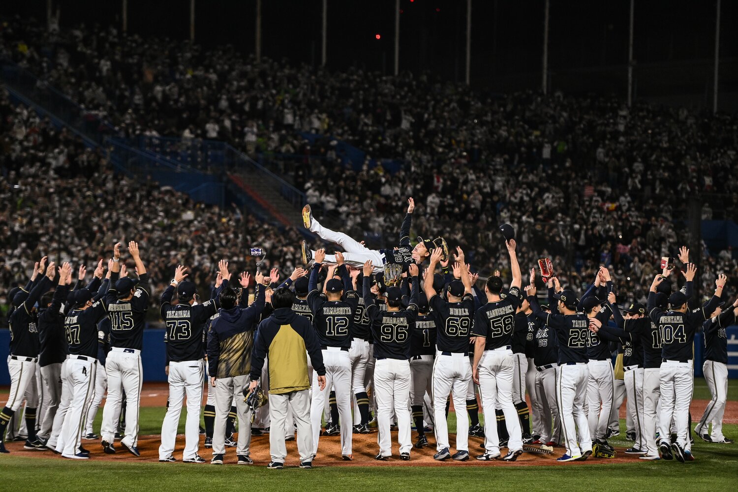 2年連続の顔合わせとなった日本シリーズは、強力な救援陣の働きもあって、オリックスが昨年の雪辱を果たした　©Nanae Suzuki