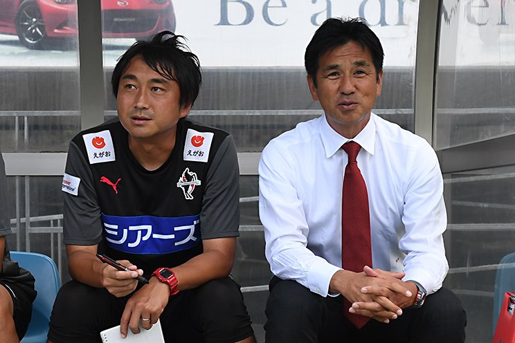 熊本時代、田中のコーチを務めた北嶋©Getty Images