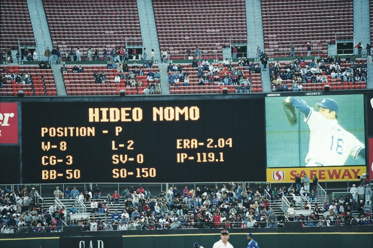 野茂英雄　メジャー三振記念、限定ボール 2026年最新】Yahoo!オークション -野茂英雄(記念ボール)の中古品・新品