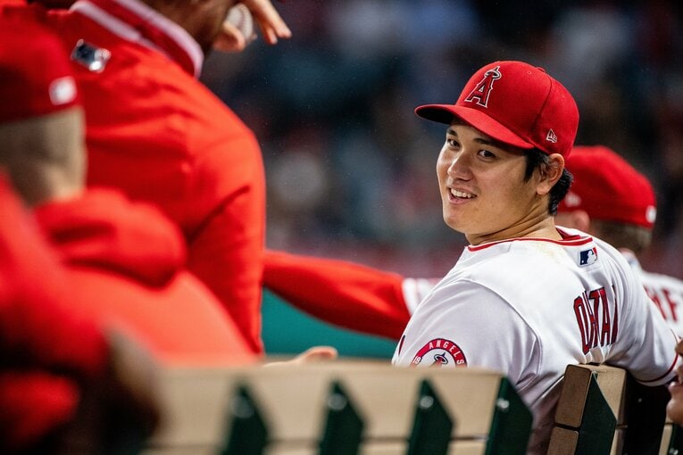 ベーブ・ルース以来104年ぶりに2ケタ勝利&2ケタ本塁打を記録した大谷翔平　©Nanae Suzuki