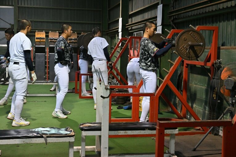 大阪桐蔭の練習風景（2022年）　©︎Hideki Sugiyama