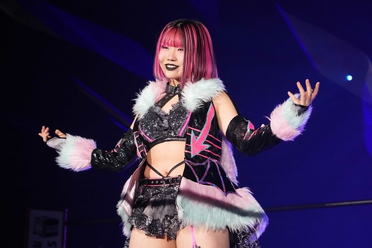 決勝のリングに上がった吏南　©Essei Hara