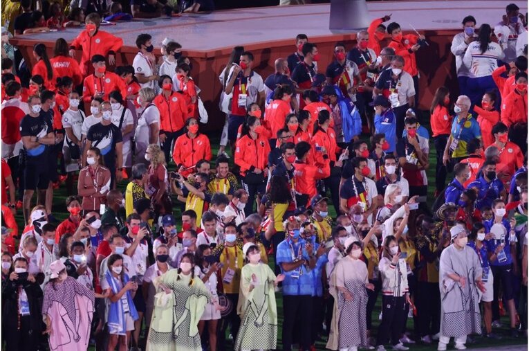 新着写真で振り返る東京五輪閉会式(36) ／ photograph by JMPA