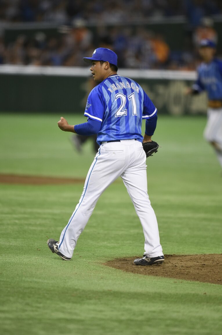 2016年CS第1ステージに登板した今永　©Hideki Sugiyama