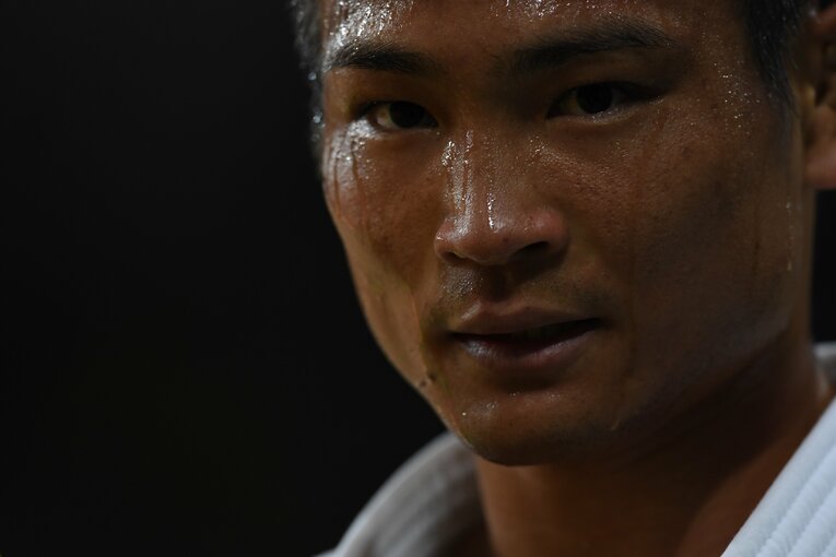 現役時代の海老沼匡　©Asami Enomoto/JMPA