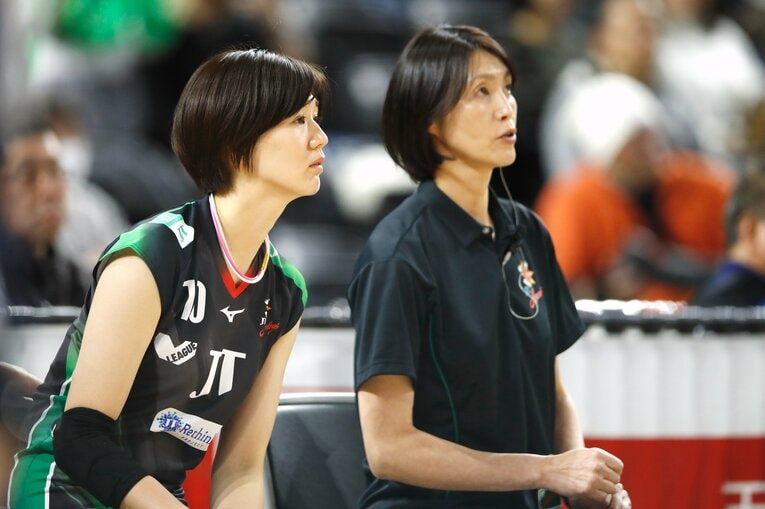 吉原監督（当時）とは日本代表として共にコートに立って戦った間柄（写真は2018年）　©︎AFLO SPORT