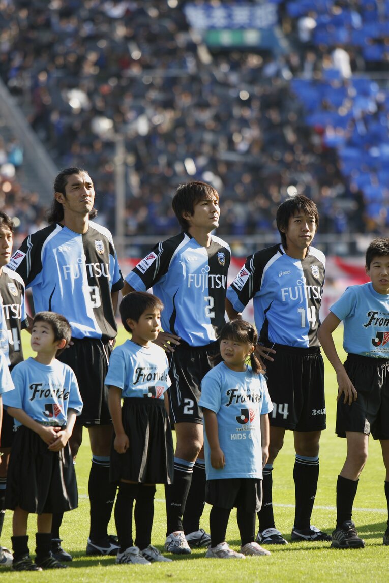 伊藤宏樹・寺田周平ら2000年代のフロンターレを支えた選手もまた、企画に協力的だ　©Shigeki Yamamoto