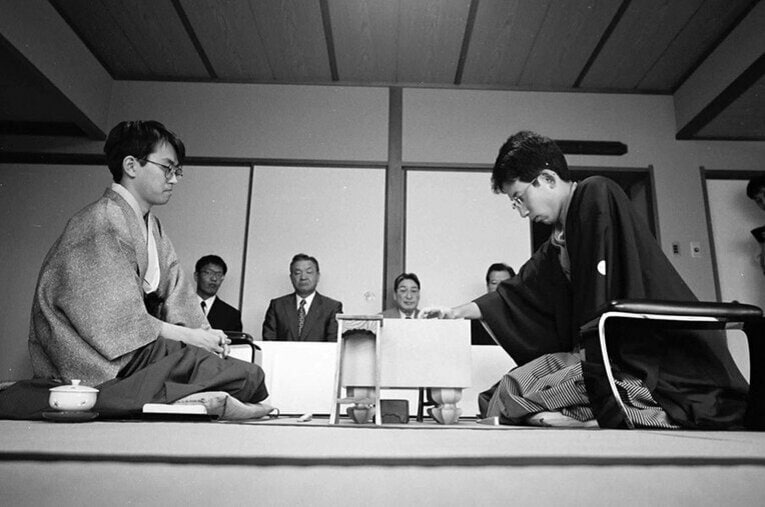 羽生善治vs.佐藤康光／王位戦 ／ photograph by Hideki Sugiyama