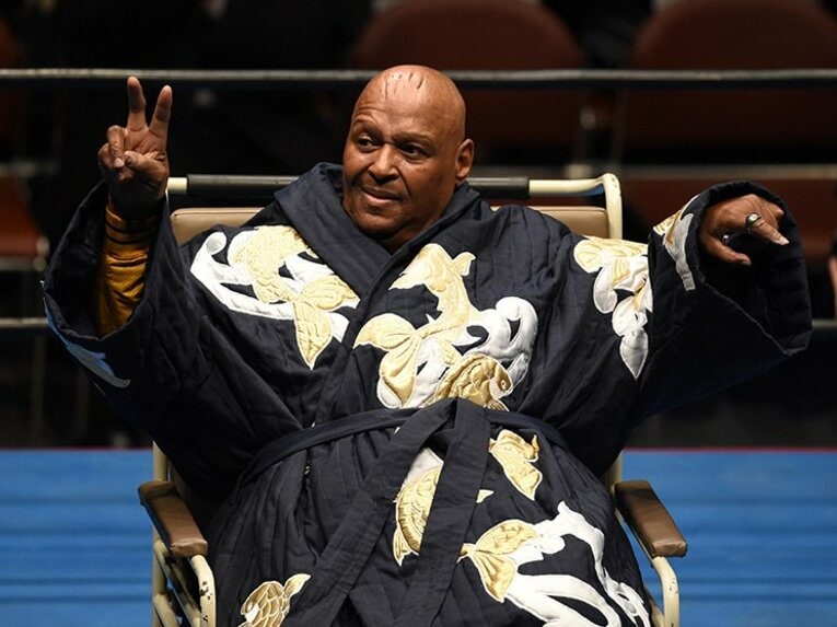 ジャイアント馬場没20年追善試合。棚橋弘至が全日本三冠王者にかけた技。(2)