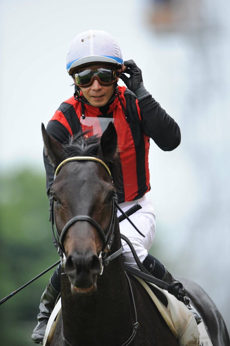 2010年のダービーを制したオニャンコポンの父エイシンフラッシュ　©Keiji Ishikawa