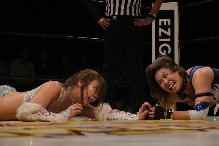 マリーゴールドの女子プロレスラー・桜井麻衣　©Norihiro Hashimoto