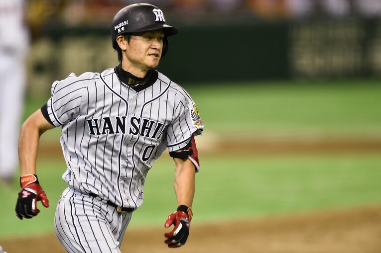 阪神時代の大和（2015年）©Nanae Suzuki 