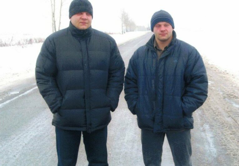 ヒョードル（右）と弟のアレキサンダー　©Koji Fuse