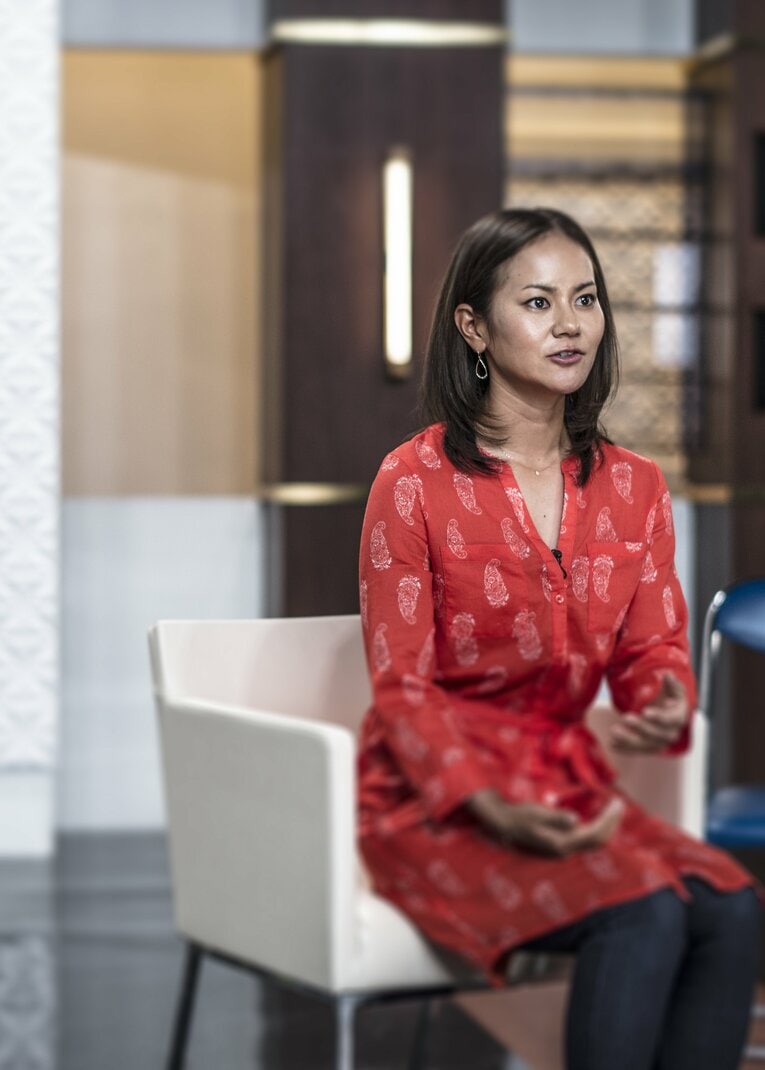 宮里藍（2014年インタビュー）　©Takuya Sugiyama