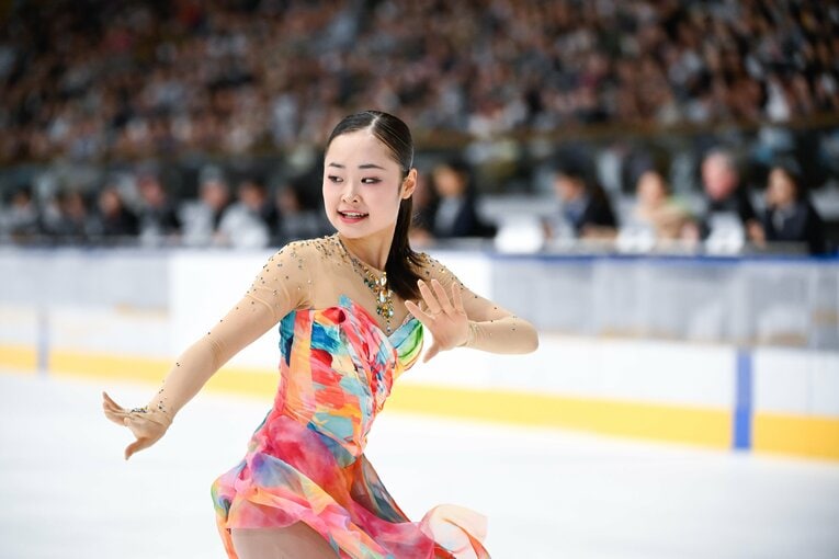 木下グループ杯、島田麻央のFS演技　©️Asami Enomoto