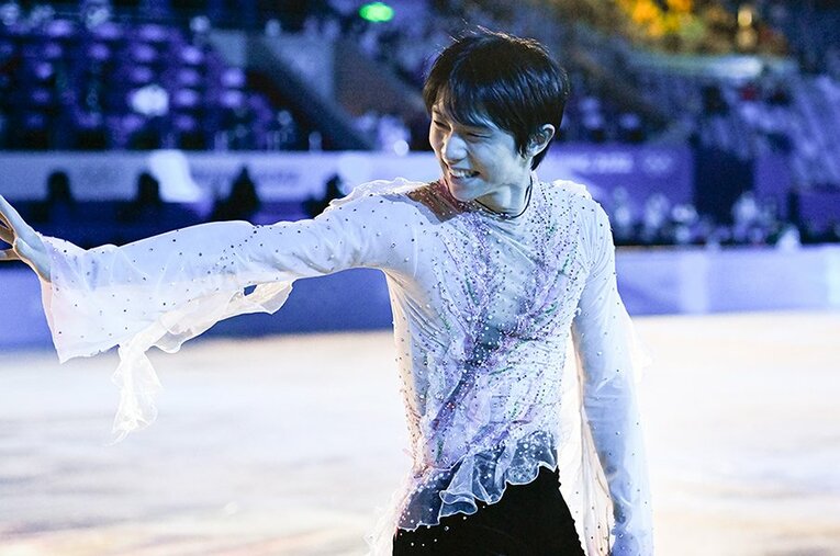今後はプロスケーターとして、新たな道を歩む羽生結弦。振り返ると、多くのスケーターたちに愛され、切磋琢磨したこれまでの日々があった　©Asami Enomoto／JMPA
