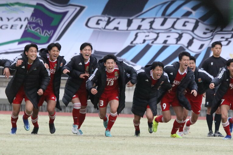 選手権初出場で8強入りした名古屋高校　©︎Takahito Ando