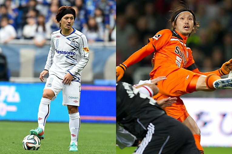 “荒くれもの”なイメージがある岩下だが、ガンバや清水などでそのパーソナリティーは愛されたのだ ／ photograph by Getty Images