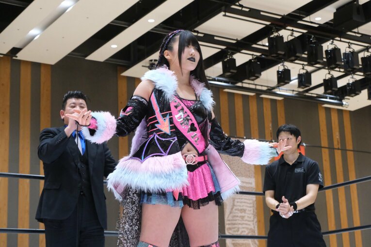 宇都宮大会でタイトルマッチに登場した吏南