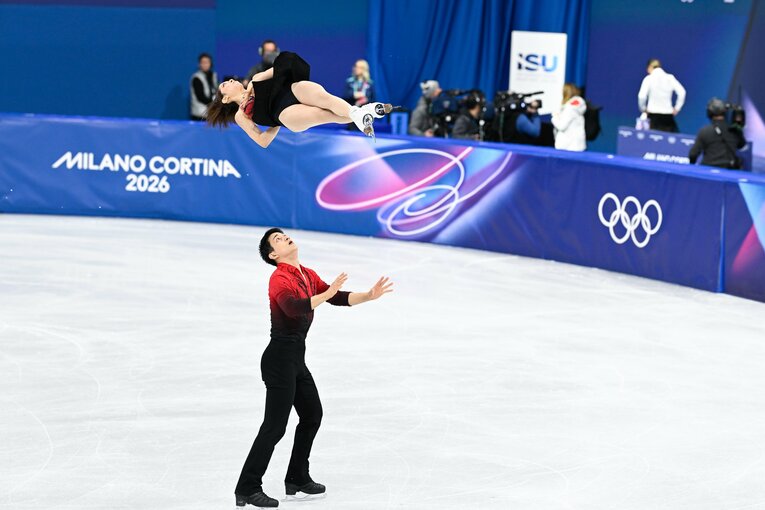 【個人戦ペアのショート】　©Asami Enomoto／JMPA