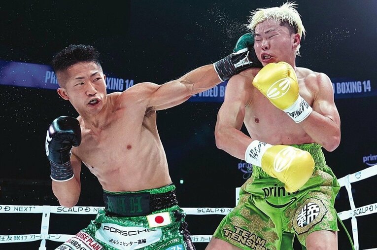 技術と覚悟で那須川天心をねじ伏せた井上拓真 ／ photograph by Naoki Fukuda