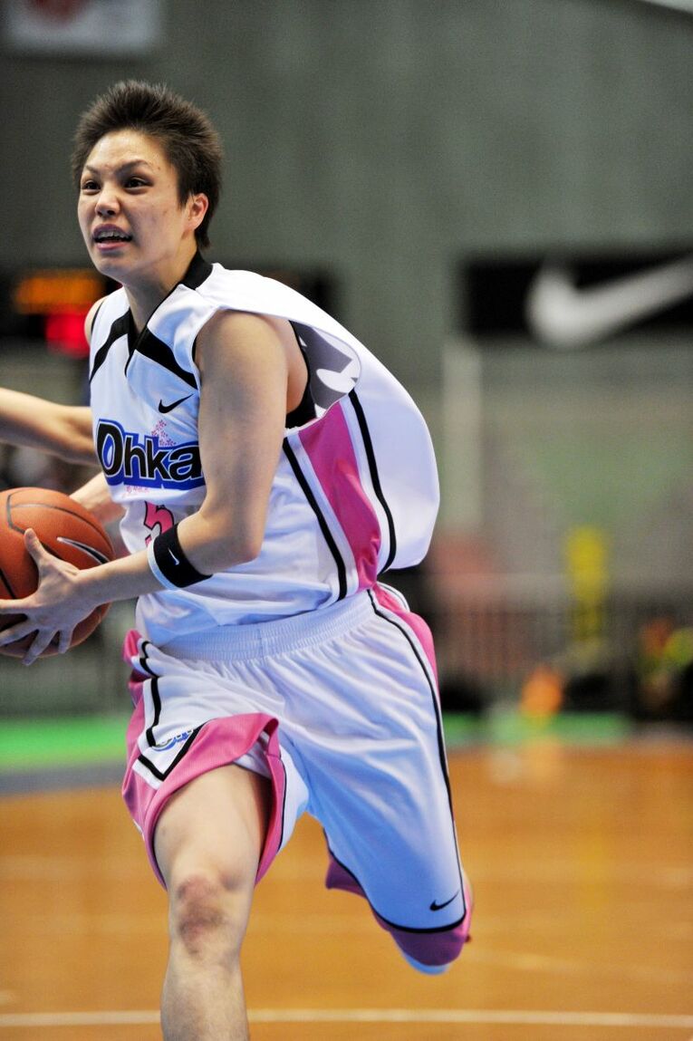 桜花学園高時代（2011年ウインターカップ） ／ photograph by AFLO