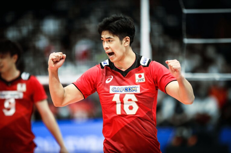 ネーションズリーグ・ドイツ戦　©︎FIVB