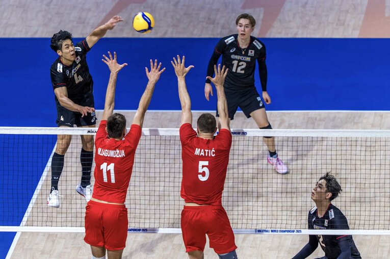 バレーボール世界選手権・トルコ戦　©︎Volleyball World