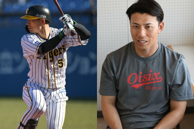 2020年に阪神から戦力外通告を受けた伊藤隼太。現在はオイシックス新潟でコーチを務めている ／ photograph by BUNGEISHUNJU