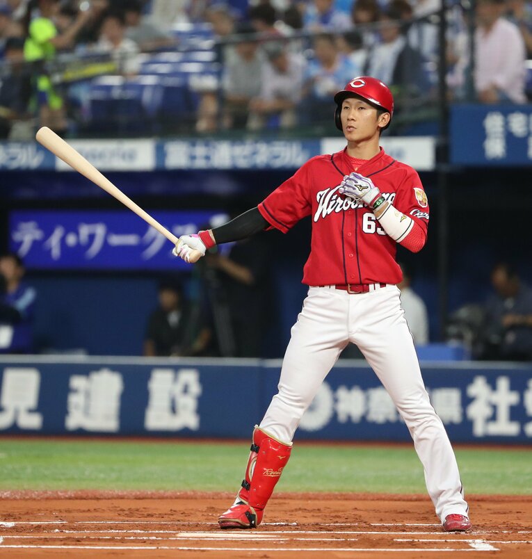 外野手に転向した2019年は自己最多の138試合に出場し、打率.297を記録。飛躍のシーズンとなった　©JIJI PRES