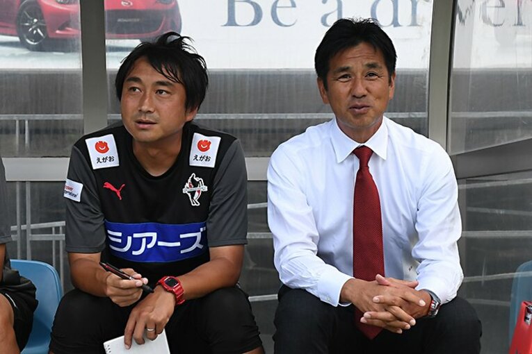 熊本時代、田中のコーチを務めた北嶋©Getty Images