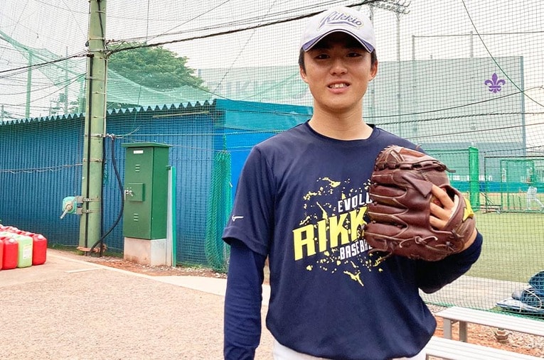 磐城（福島）から立教大に進学した沖政宗（2年生） ／ photograph by Number Web