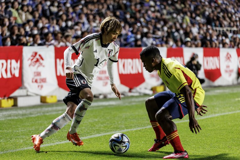 伊東純也（スタッド・ランス）　©︎Kiichi Matsumoto/JMPA