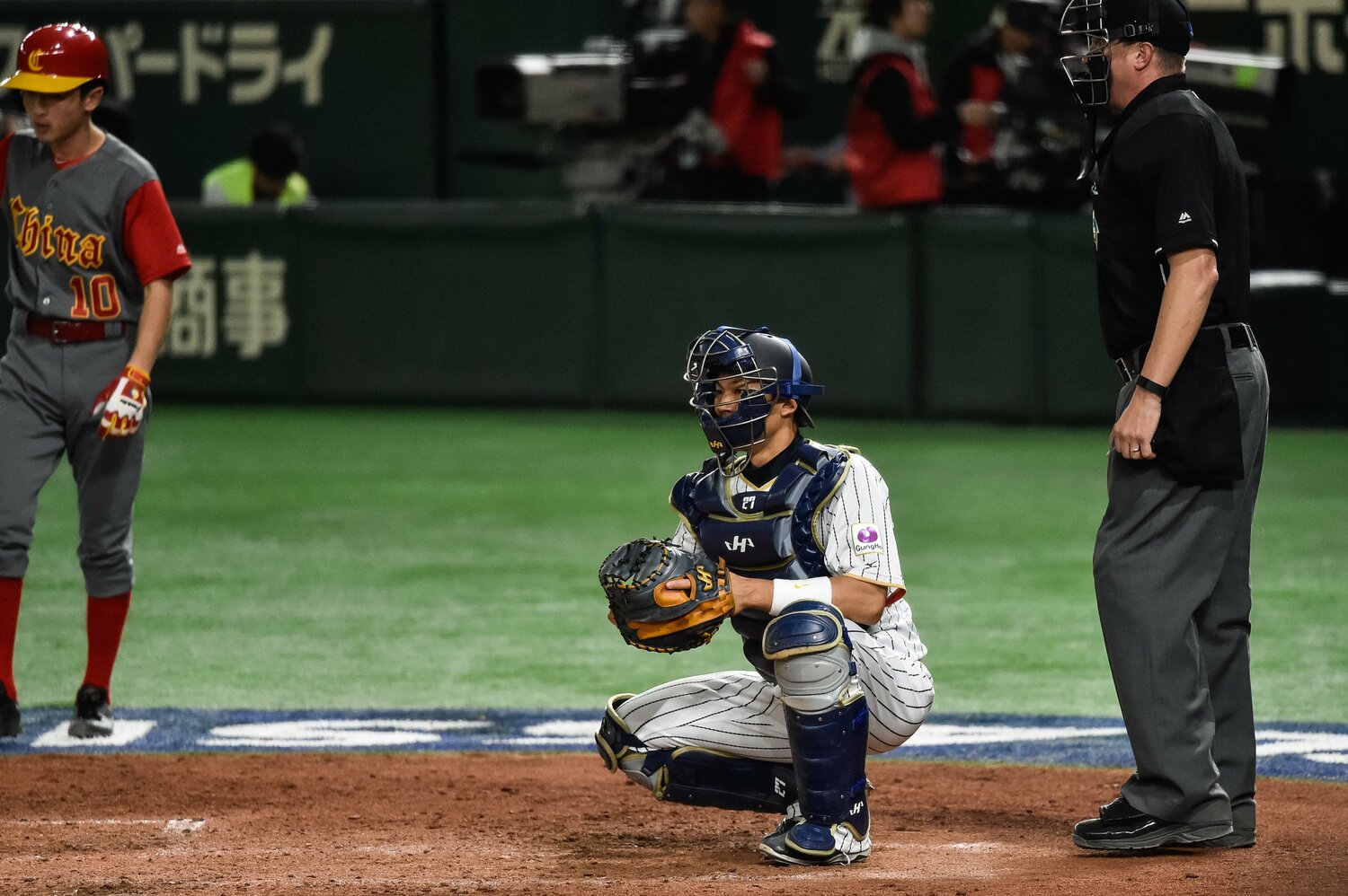 大野がマスクをかぶった唯一の試合が中国戦だ　©︎Nanae Suzuki