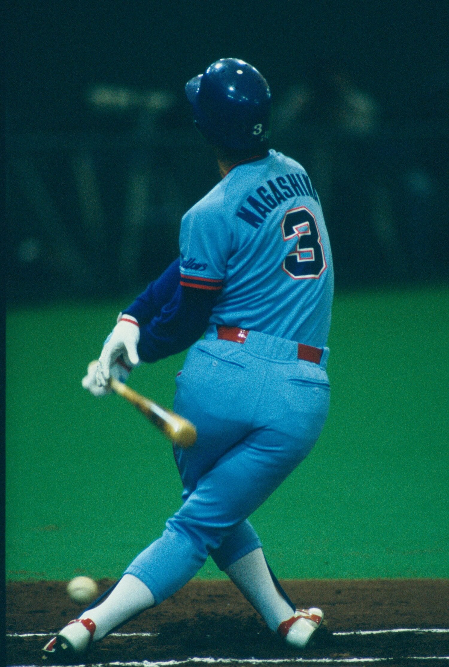 「長距離砲」だった長嶋一茂のフルスイング ©Makoto Kenmizaki