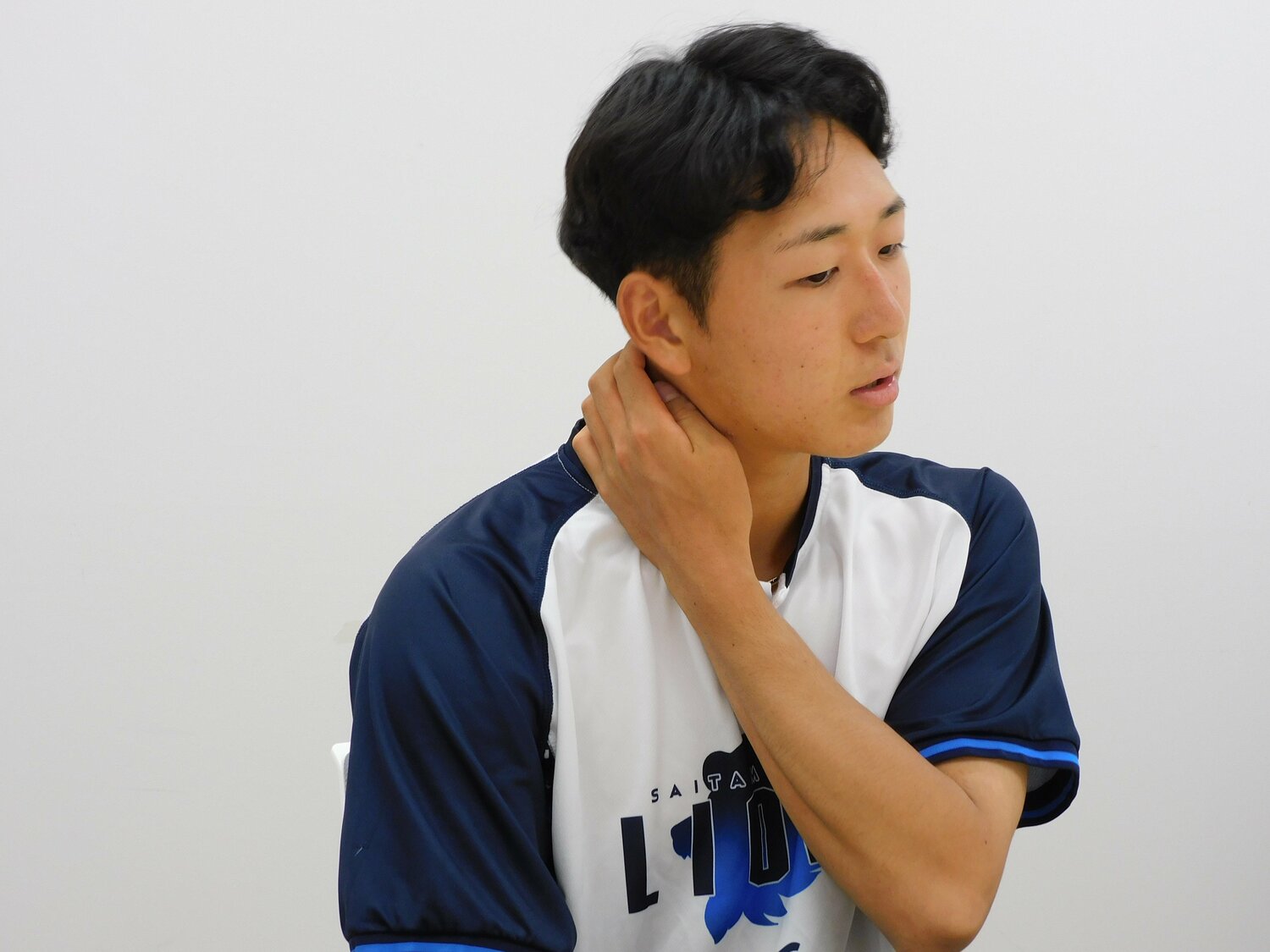 自身の未来図を語る篠原 ©NumberWeb