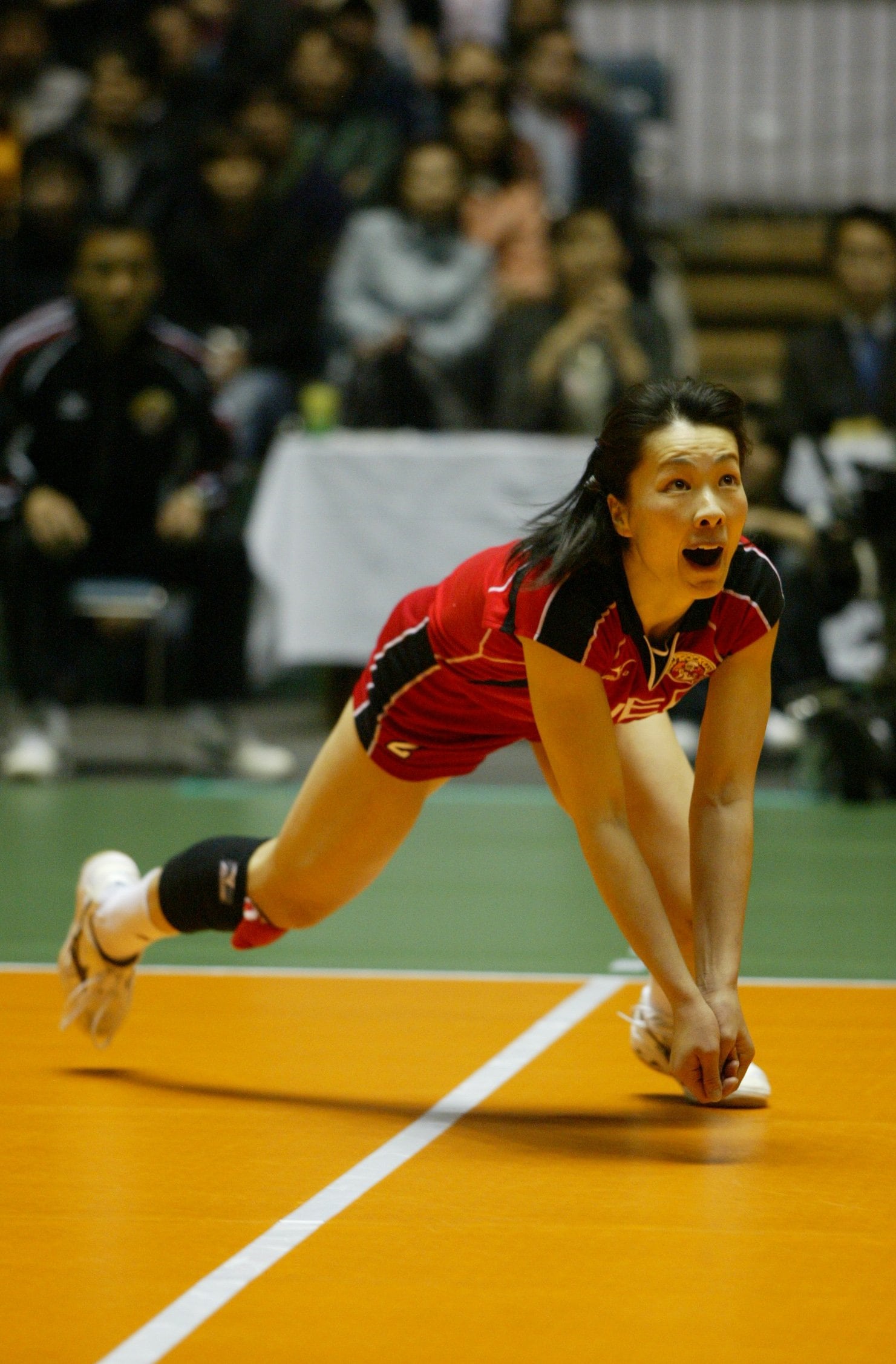 シドニー五輪予選後は引退も考えたが、2004年まで現役を続けた(写真は2003年)©︎AFLO