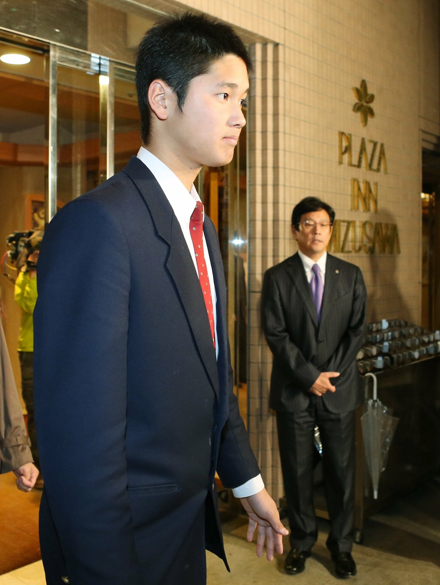 栗山監督をはじめ日ハム陣は将来のMLB移籍を容認するスタイルで大谷を説得した　©JIJI PRESS