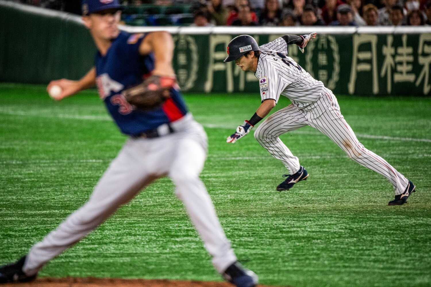 「鬼ごっこで捕まった記憶はない」（写真は2019年プレミア12）　©BUNGEISHUNJU