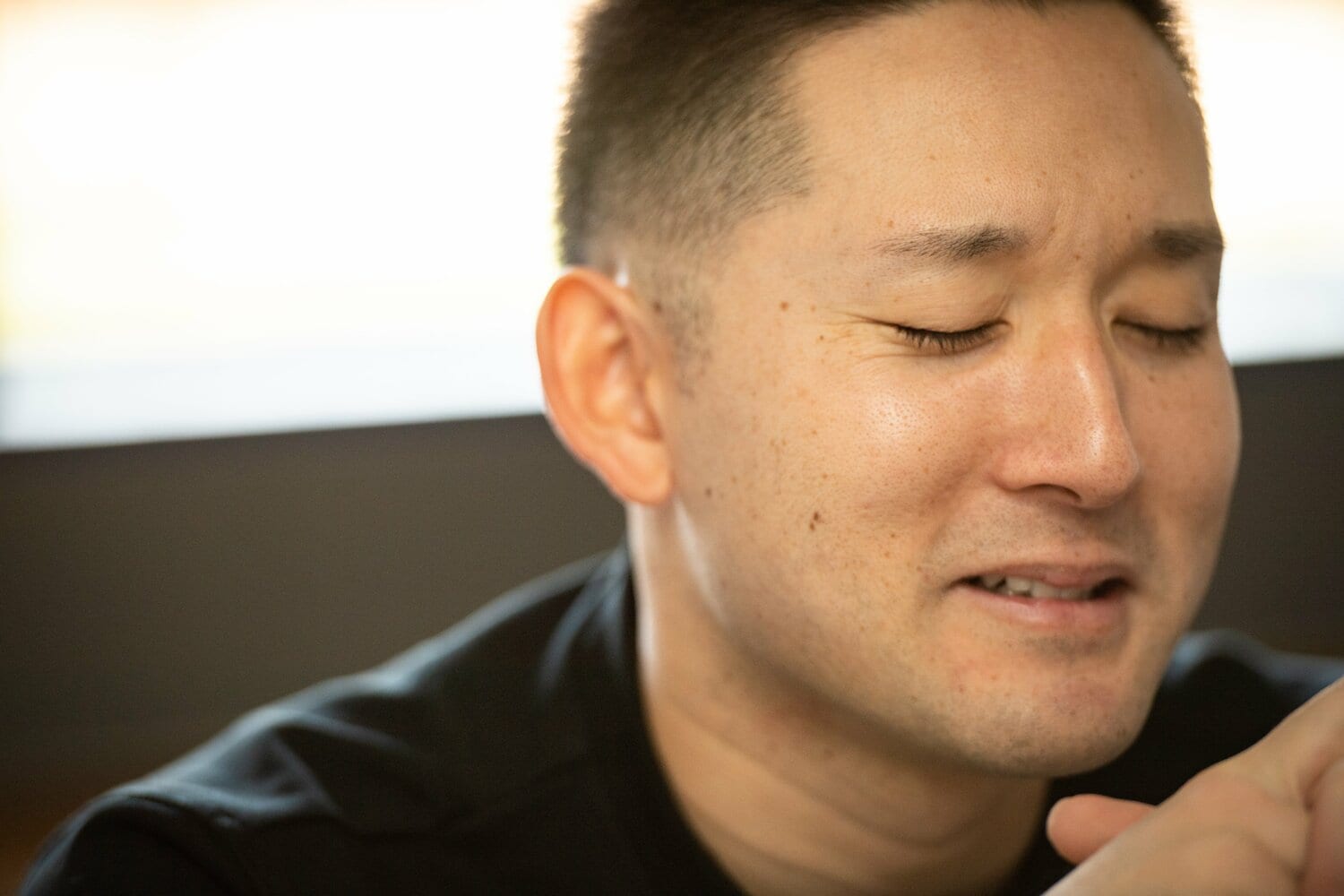 悔しさを滲ませる杉谷　©︎Nanae Suzuki