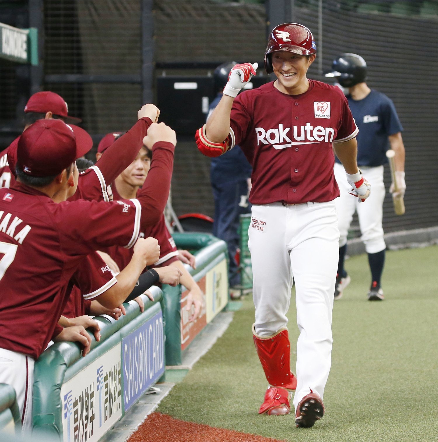 パ新人王候補である小深田©Kyodo News