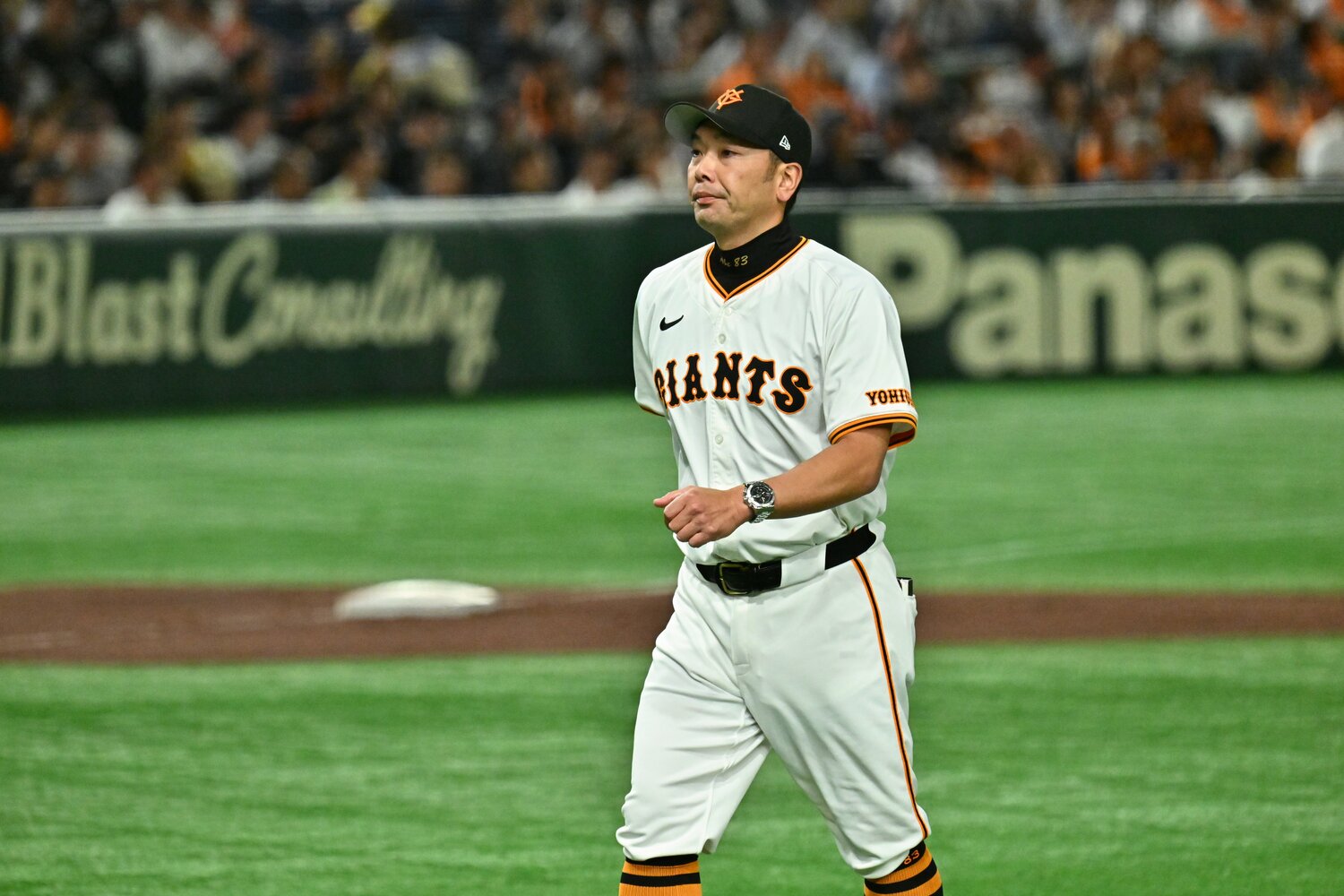 昨年はリーグ優勝、今年もAクラスを死守。巨人を率いる阿部慎之助監督 ©Hideki Sugiyama