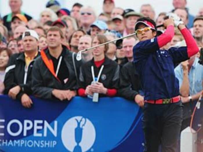 ドライバーを封印した石川が、全英オープンで得たもの。＜Number Web＞ photograph by Getty Images