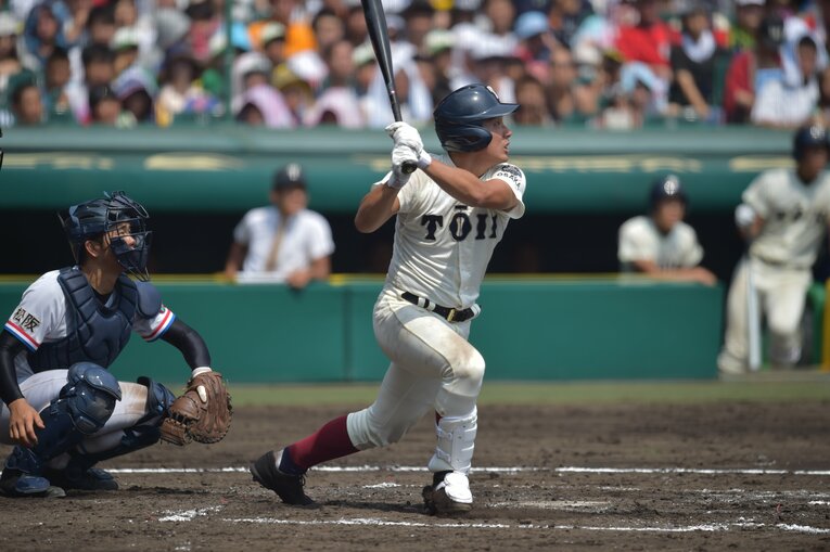 2014年夏の甲子園。大阪桐蔭・香月一也　©Hideki Sugiyama