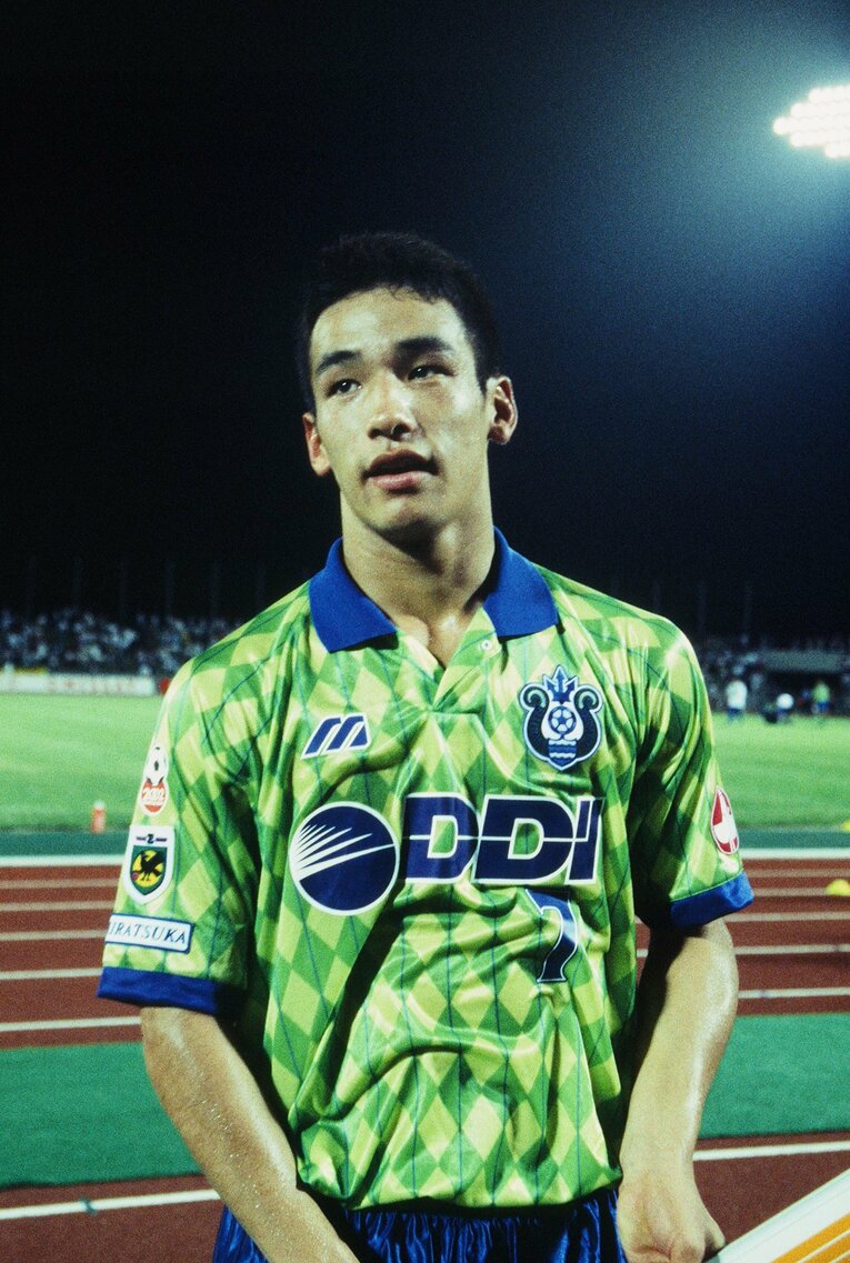 1995年にベルマーレ平塚入りした中田英寿。中田の獲得が森淳にとってスカウトとして初めての仕事だった　©J.LEAGUE