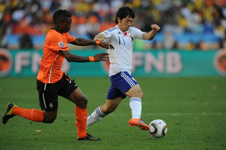 オランダ戦での玉田　©JMPA