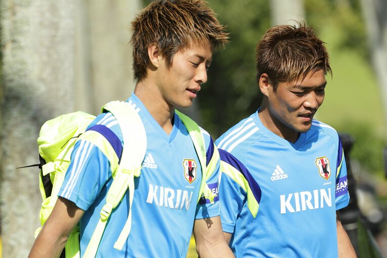 2014年ブラジルW杯合宿　©︎Atsushi Hashimoto