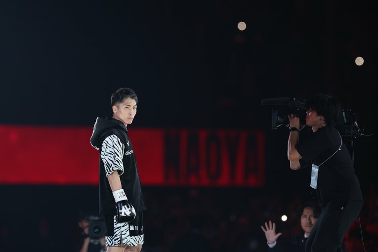 5月6日、東京ドーム。井上尚弥の入場　©Naoki Kitagawa