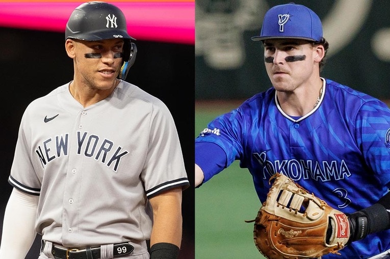 DeNAのタイラー・オースティンはヤンキース時代、アーロン・ジャッジとともに将来を嘱望された ／ photograph by Nanae Suzuki,Kiichi Matsumoto