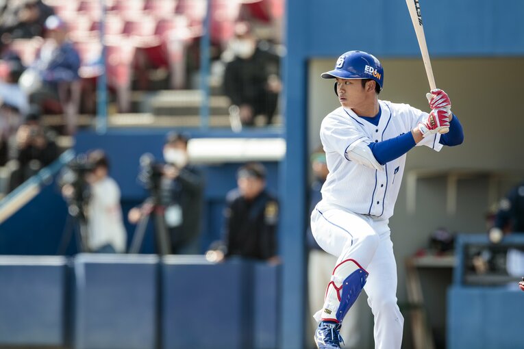 2019年3月、1年目の根尾　©Kiichi Matsumoto